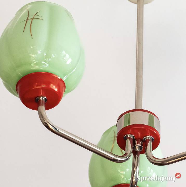 Żyrandol lata 70 Look PopArt MidCentury Vintage Lampy wiszące Dąbrowa Górnicza