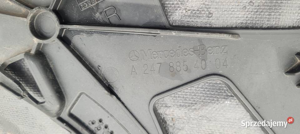 ŚLIZG ZDERZAKA PRAWY PRZÓD MERCEDES W247 AMG osobowe