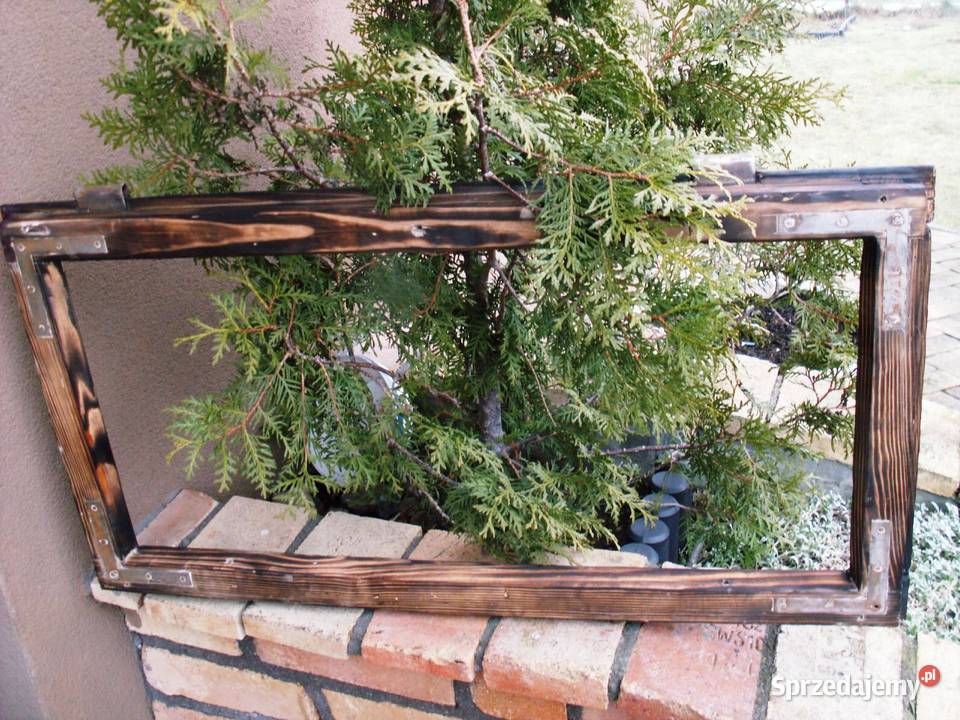 Stare okno rama okienna retro loft lustro Ełk sprzedam