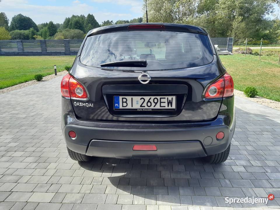Nissan quashqai 2007r 16 benzyna czarny panorama Białystok