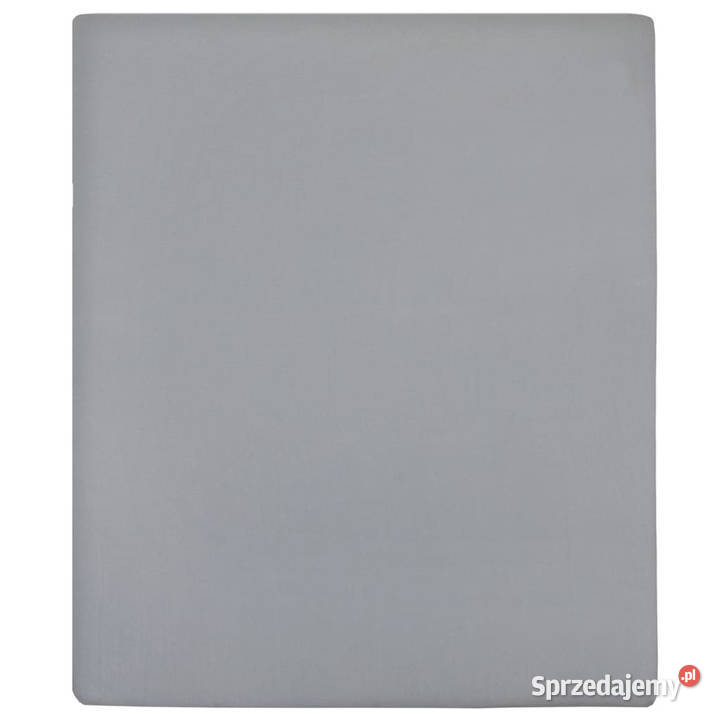 Prześcieradło szare 90x200 dżersej bawełniany Pozostałe mazowieckie