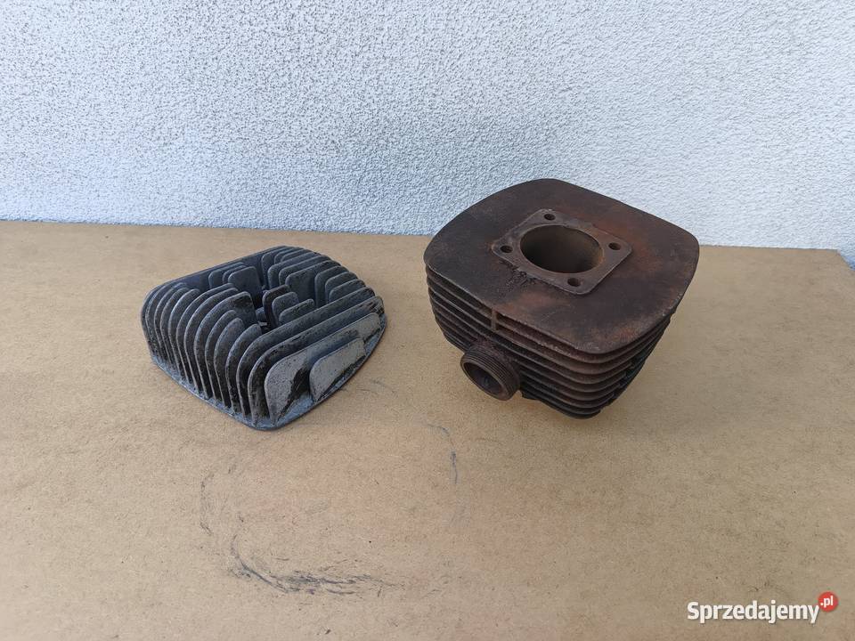 WSK cylinder glowica Części i akcesoria motocyklowe Głowno