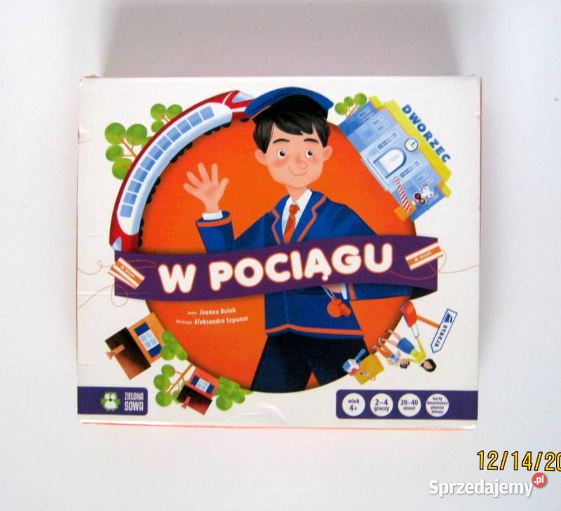 Gra planszowa W pociągu Zielona sowa Kraków sprzedam