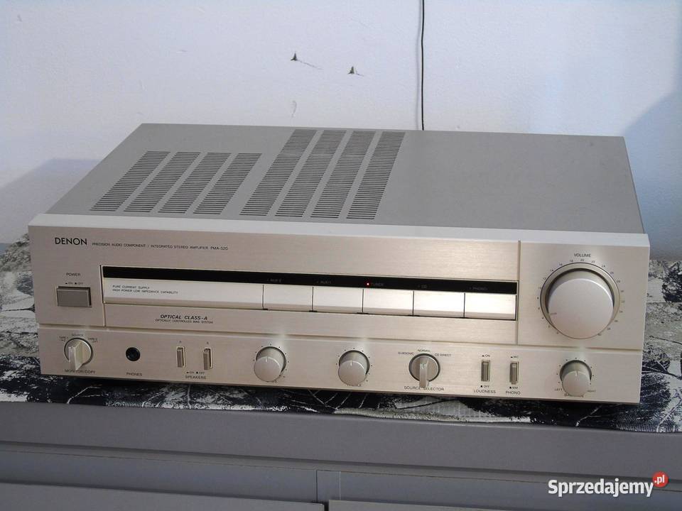 Wzmacniacz Denon PMA520 srebrny świetne stereo Elektronika Jasło