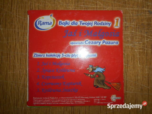 Bajki Twojej Rodziny Jaś i Małgosia CD Parczew sprzedam