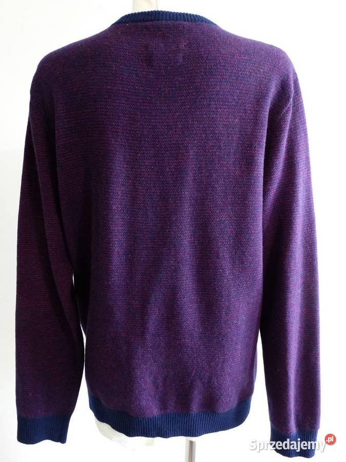 Sweter Wełniany 80 Wełna Merino Ciepły Crew Neck sprzedam