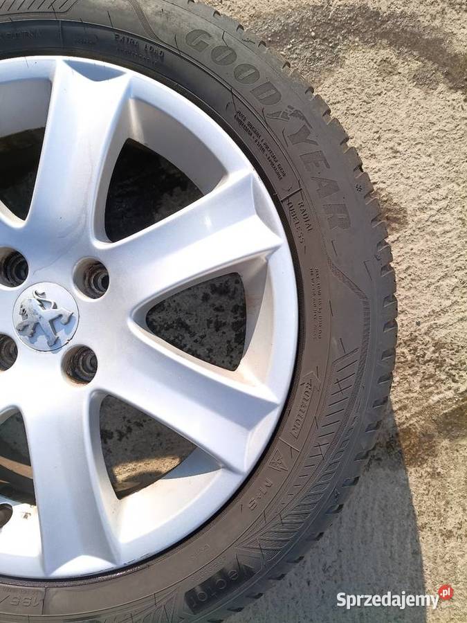 Alufelgi z oponami 4x108 16 peugeot Bystrzyca Kłodzka