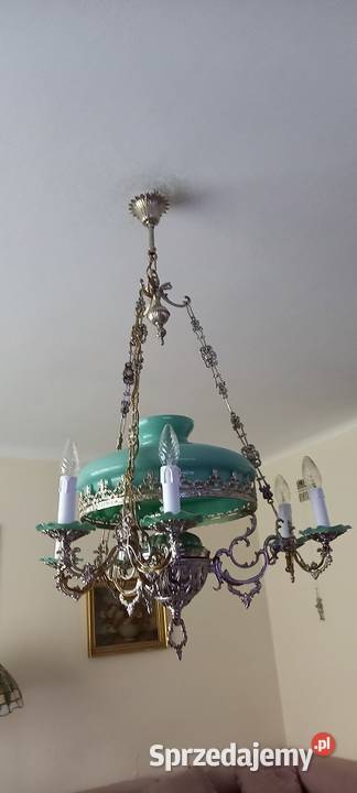 JEDYNA TAKA Wisząca lampa ze srebrzonego