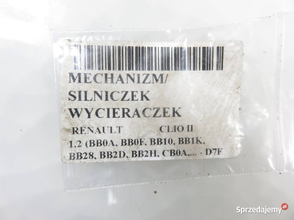 MECHANIZM WYCIERACZEK RENAULT CLIO II 53562802