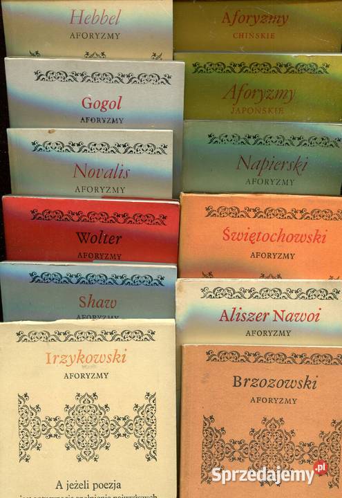 Biblioteka Aforyzmów 12 tytułów Rok wydania 1985 Szczecin