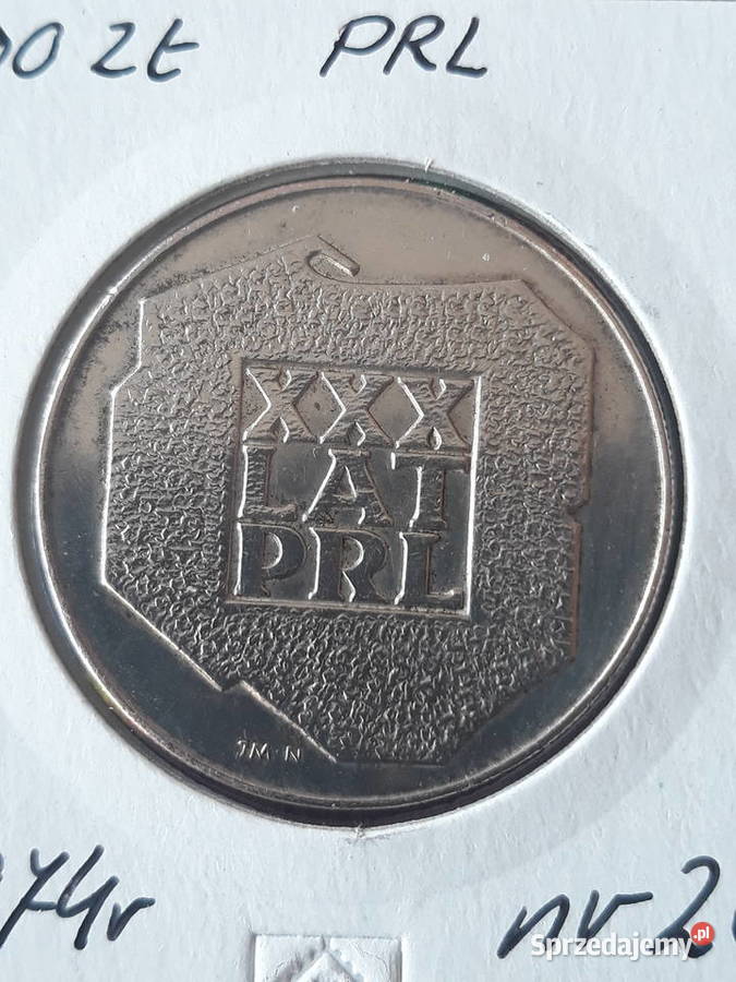 200 XXX Lat PRL 1974 r 20 około mennicze Konin