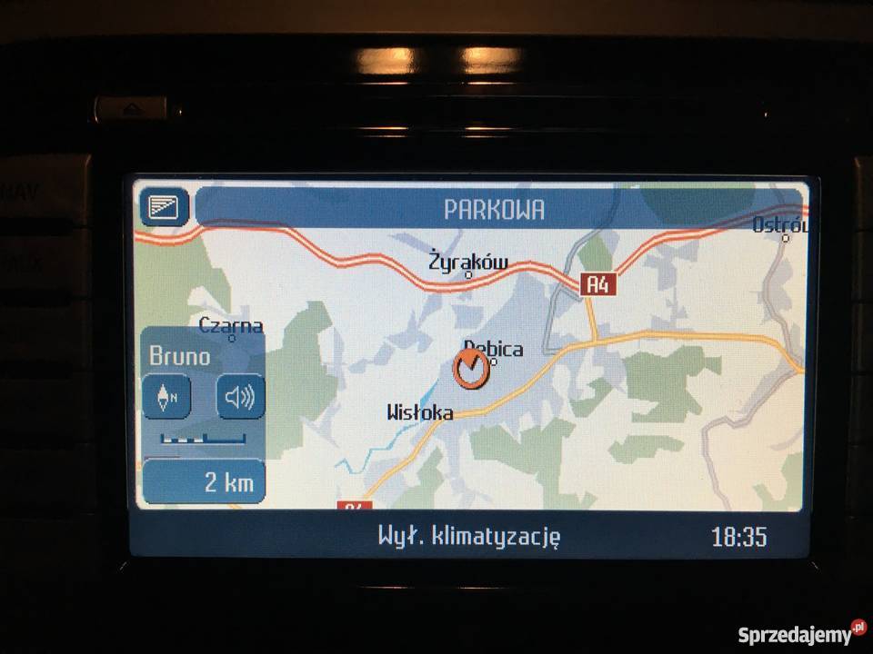 Polskie Menu Lektor Mapa Ford NX DVD NX SD S podkarpackie Dębica