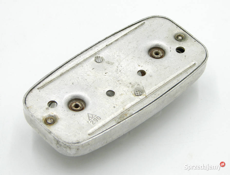 Klosz szklany lampy motocyklowy PRL retro Cielądz