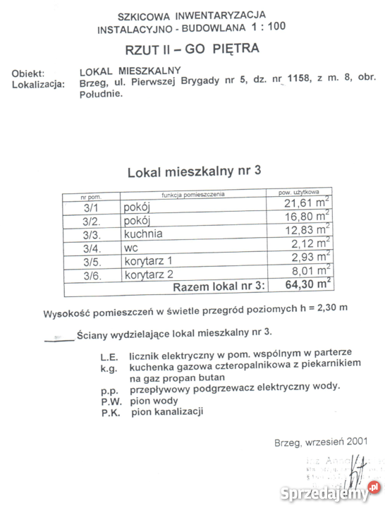 Brzeg mieszkanie 643 mkw Brzeg opolski 49300 Piętro 2 Mieszkania Brzeg