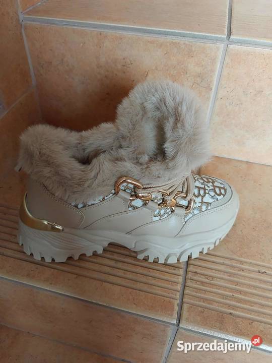 buty zimowe 36 skóra ekologiczna