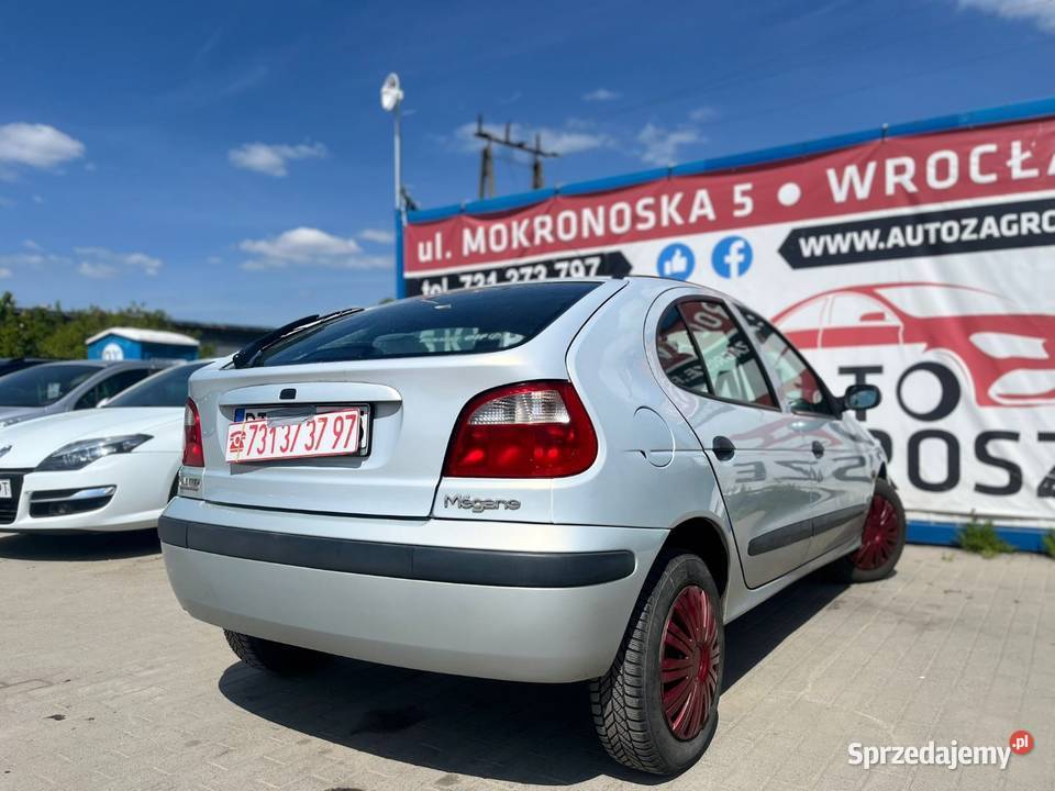 Renault Megane 14 Benzyna Klimatyzacja Elektryka Motoryzacja dolnośląskie Wrocław