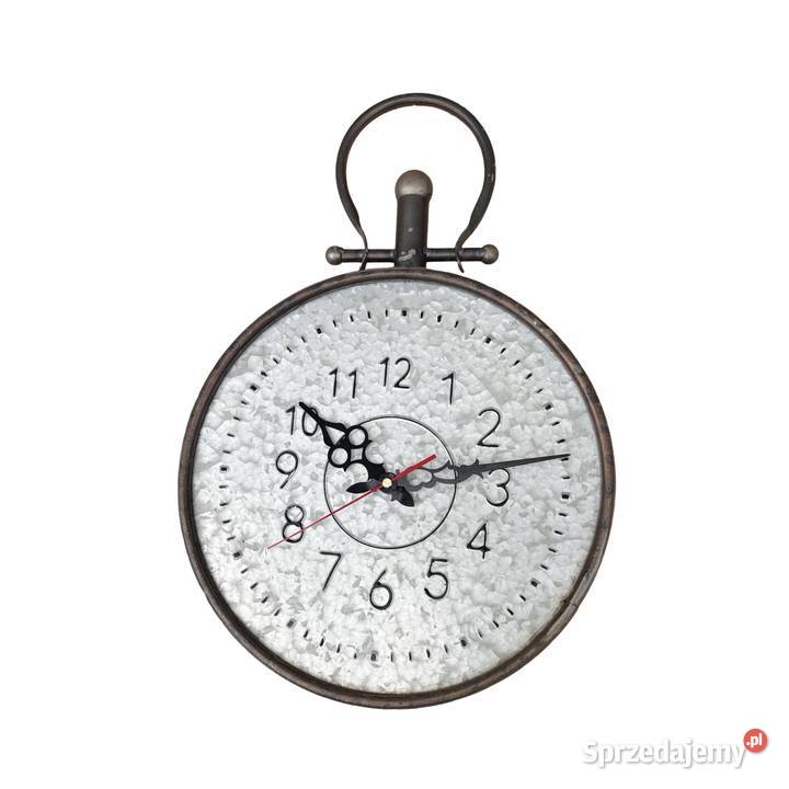 Designerski duży metalowy zegar ścienny Buri Wyposażenie wnętrz Warszawa