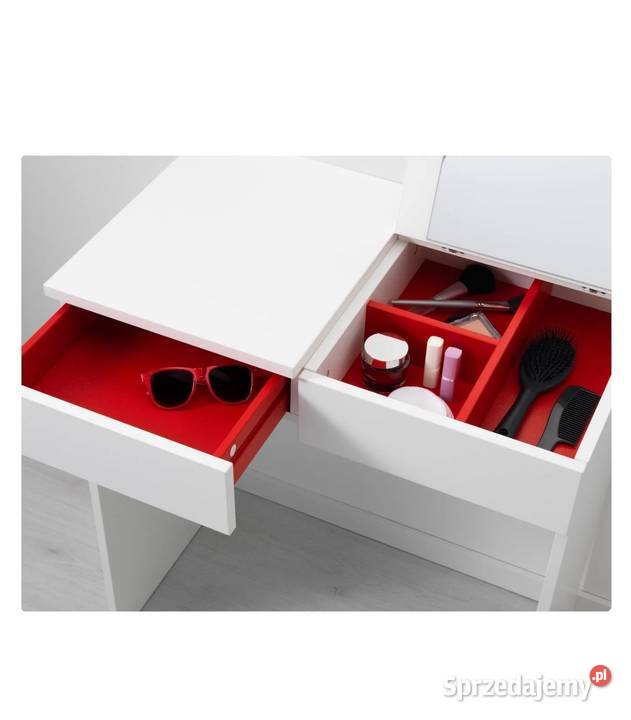 Toaletka Ikea Brimnes biała z lusterkiem 70x42 mazowieckie Warszawa