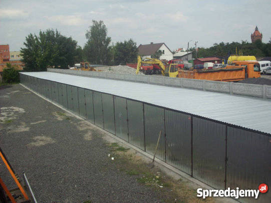 Garaż Blaszany Garaże Blaszane 45x5 zabudowa