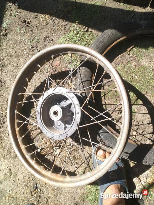 Koło tylne WSK 125 opona boczek Łowicz