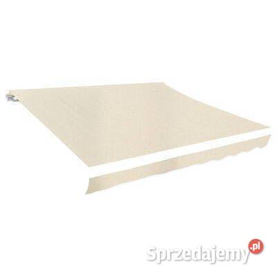 vidaXL Tkanina do markizy kremowa 3 x 25 m bez Warszawa sprzedam