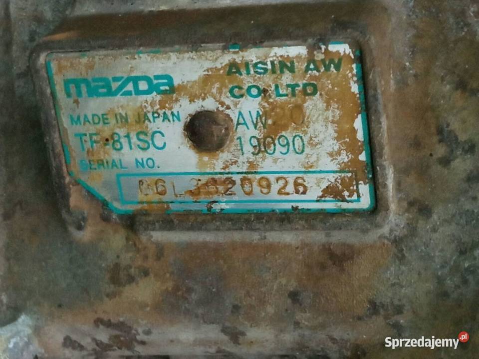 SKRZYNIA BIEGÓW AUTOMATYCZNA 35 V6 AW2019090 Skrzynie biegów automatyczne