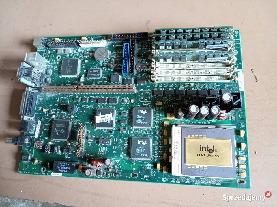 Intel Pentium procesor płyta główna zabytek Procesory podkarpackie Stalowa Wola