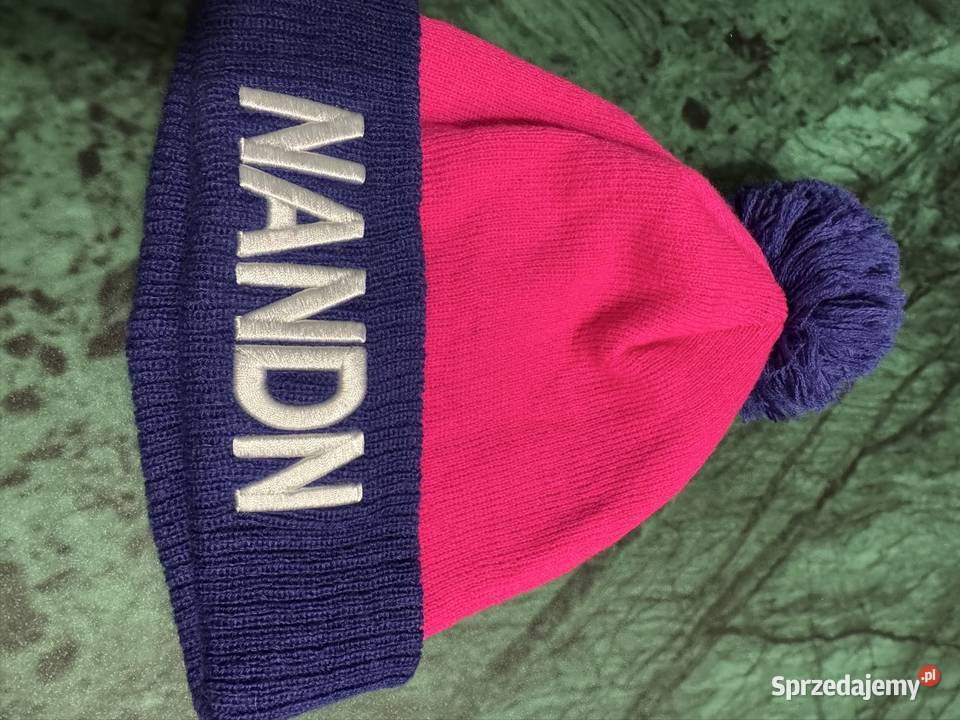 Czapka zimowa z pomponem unisex kolorowa beanie Nakrycia głowy Częstochowa