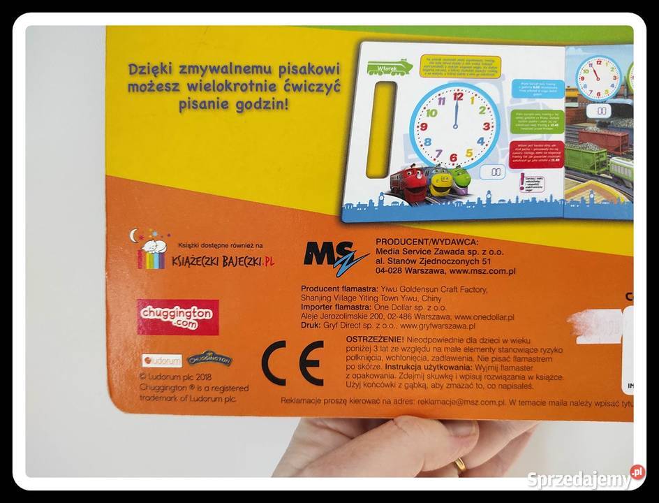 Pracowity tydzień ciuchciaków książeczka z mazowieckie Płock