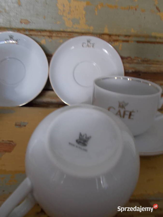 Piękny Zestaw PorcelanowyMK CafeLata PRLVintage Szczecin