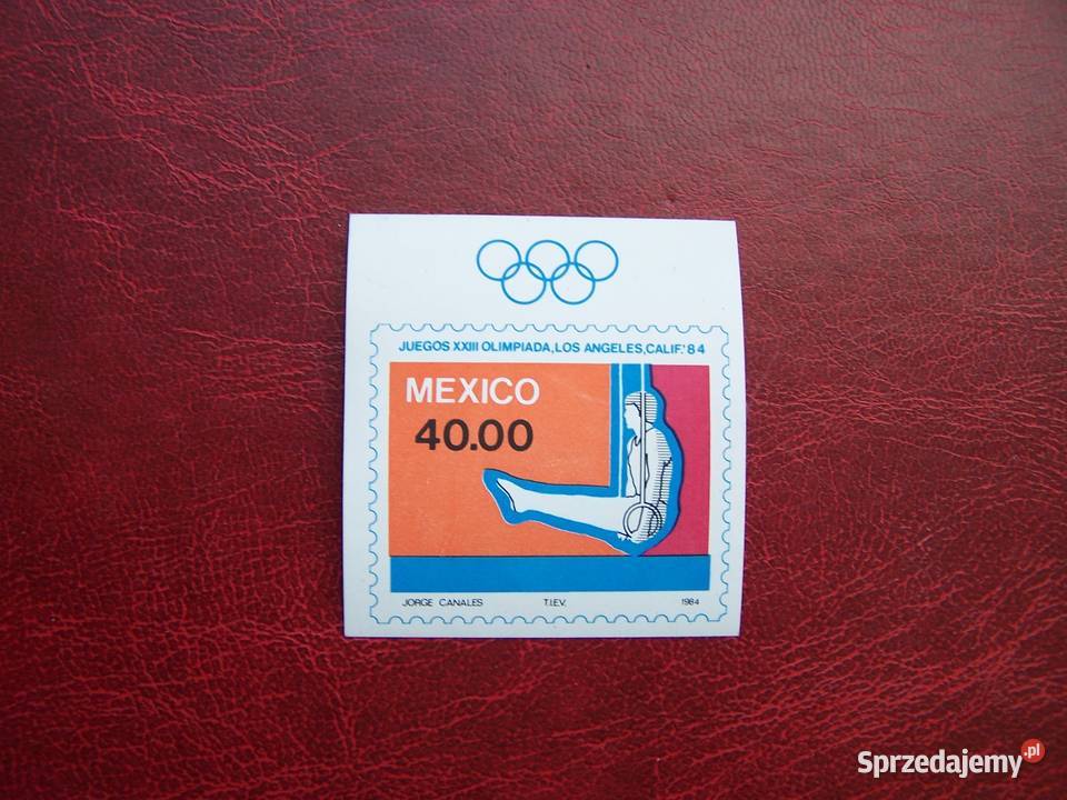 Meksyk 1984 MNH Mi 189803 Sport Olimpiada Los Filatelistyka śląskie Tychy