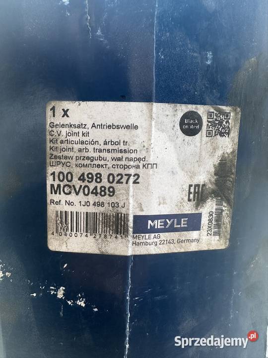 Przegub wewnętrzny Audi a3 8l Garbów