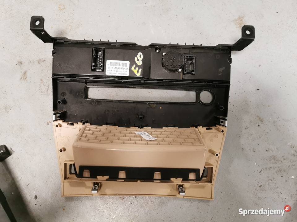 bmw E60 panel sterowania klimatyzacji nawiewu Rok produkcji 2005 Międzychód sprzedam