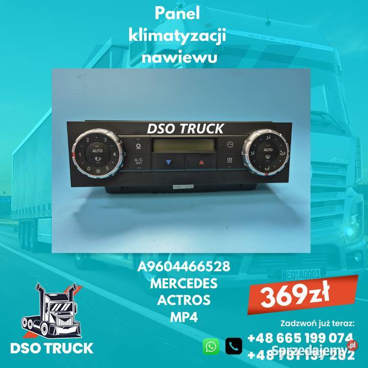 Panel klimatyzacji nawiewu A9604466528 MERCEDES świętokrzyskie Zawichost sprzedam