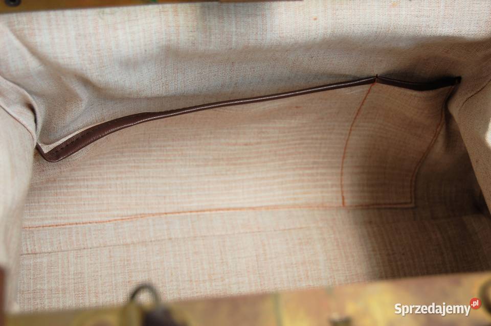 Torba podróżna skórzana vintage Francja logo lubelskie Lublin sprzedam