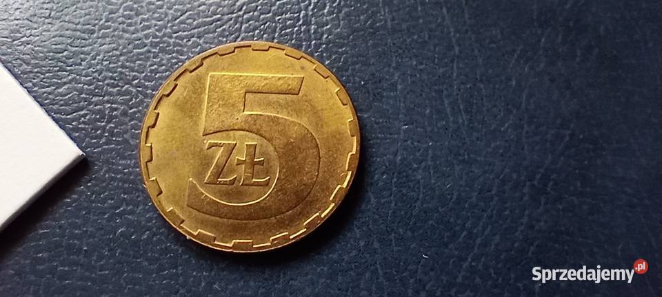 Stare monety 5 złotych 1987 PRL Polska cudo Lesko sprzedam