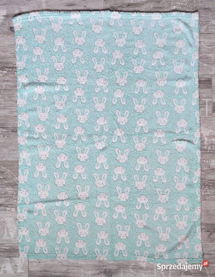 Kocyk zajączki 75x100 TMX Kids seledynowy Katowice