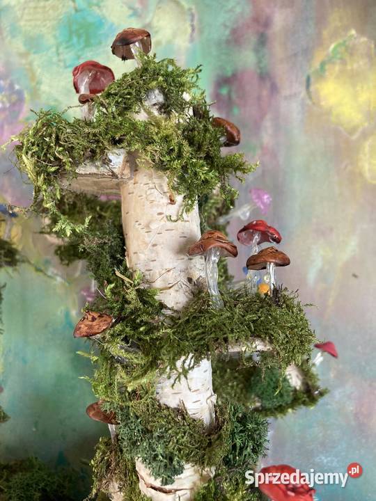 Dekoracyjna lampa leśna handmade Kraków