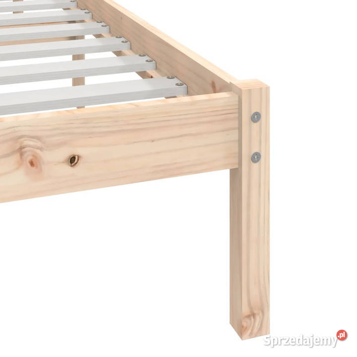 Rama łóżka lite drewno sosnowe 135x190 WM3100998