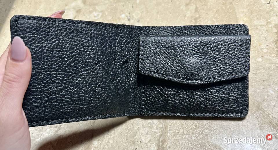 Portfel ręcznie szyty ze skóry naturalnej mazowieckie Maciejowice