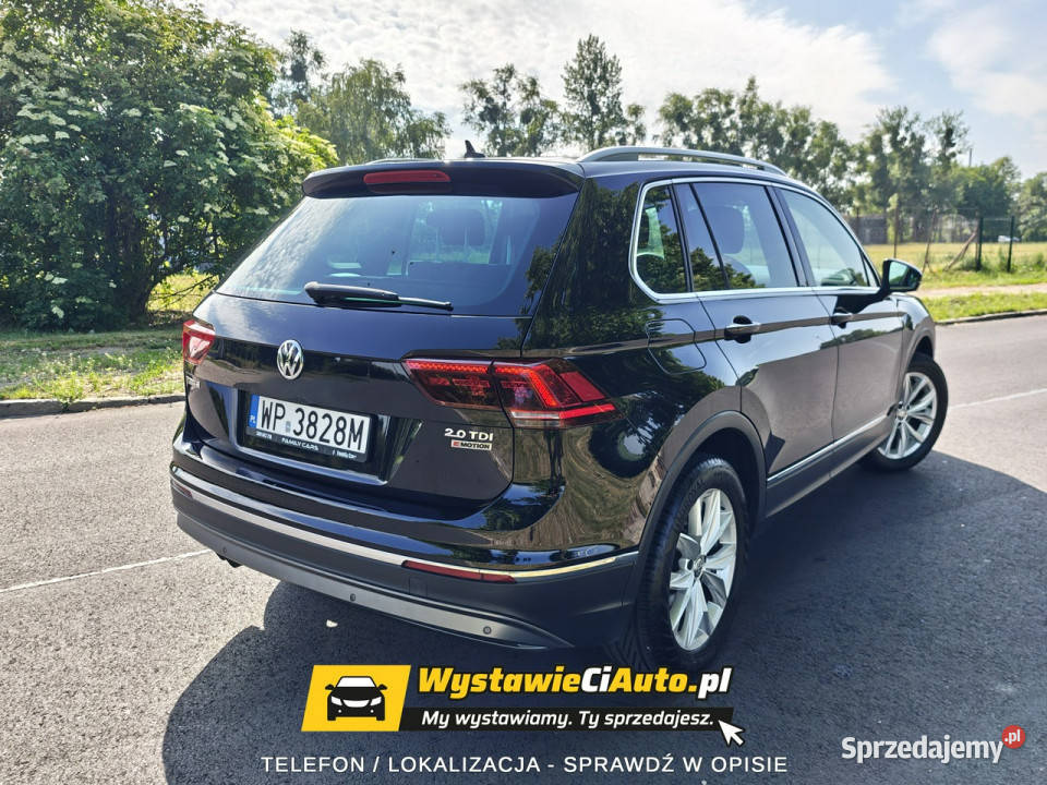 Volkswagen Tiguan 4Motion 20 TDI DSG Telefon diesel kujawsko-pomorskie Włocławek sprzedam