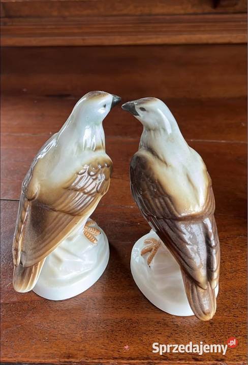 Para Figurka porcelanowa Ptaszki Sokół Gdańsk