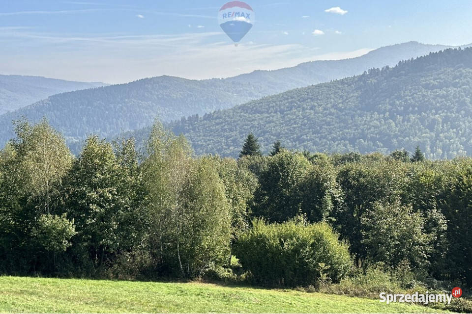 Wyjątkowa działka z panoramą gór i jeziora budowlana Sprzedaż śląskie
