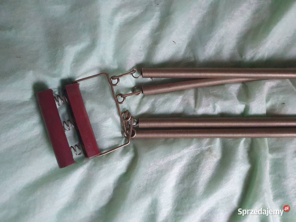 Ekspandery sprężynowe retro do ćwiczeń PRL