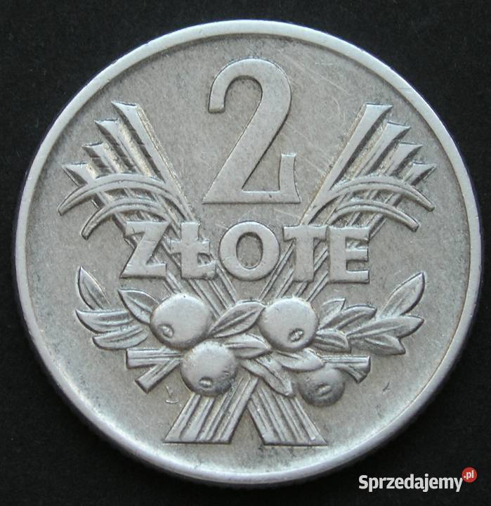 Polska 2 złote 1960 kłosy i jagódki Łódź
