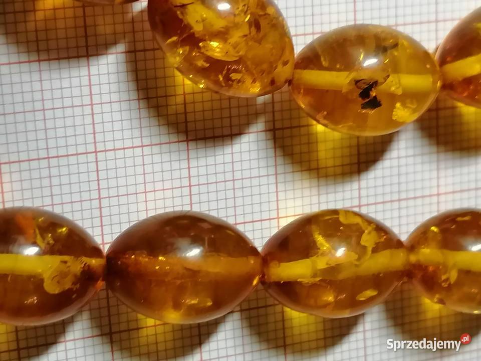Naszyjnik Bursztyn Oliwki sprzedam