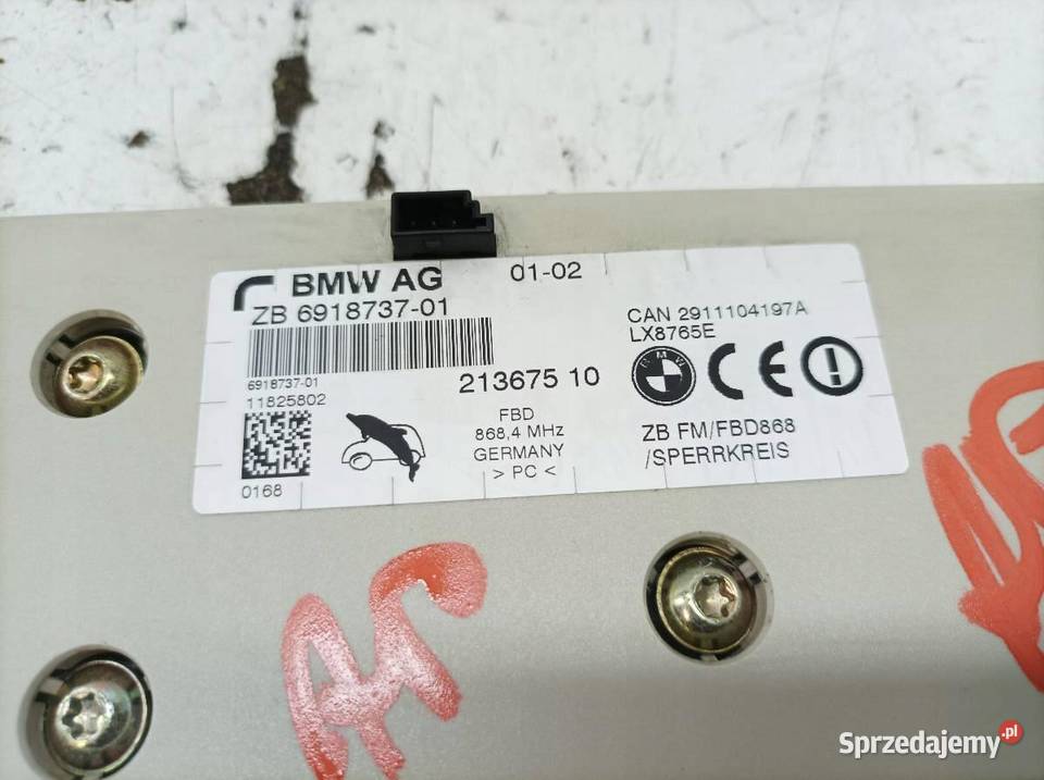 WZMACNIACZ 691873701 Bmw Seria 7 IV 20012008 Wyposażenie elektryczne