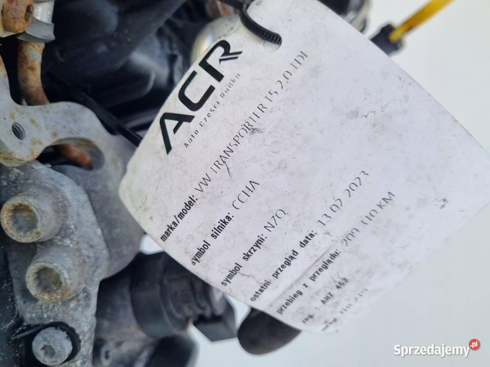 SILNIK VW Transporter T5 20 TDI 140 Rudka