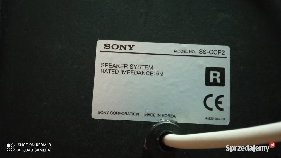 Kolumny Sony model SSCCP2 sprzedam Wrocław