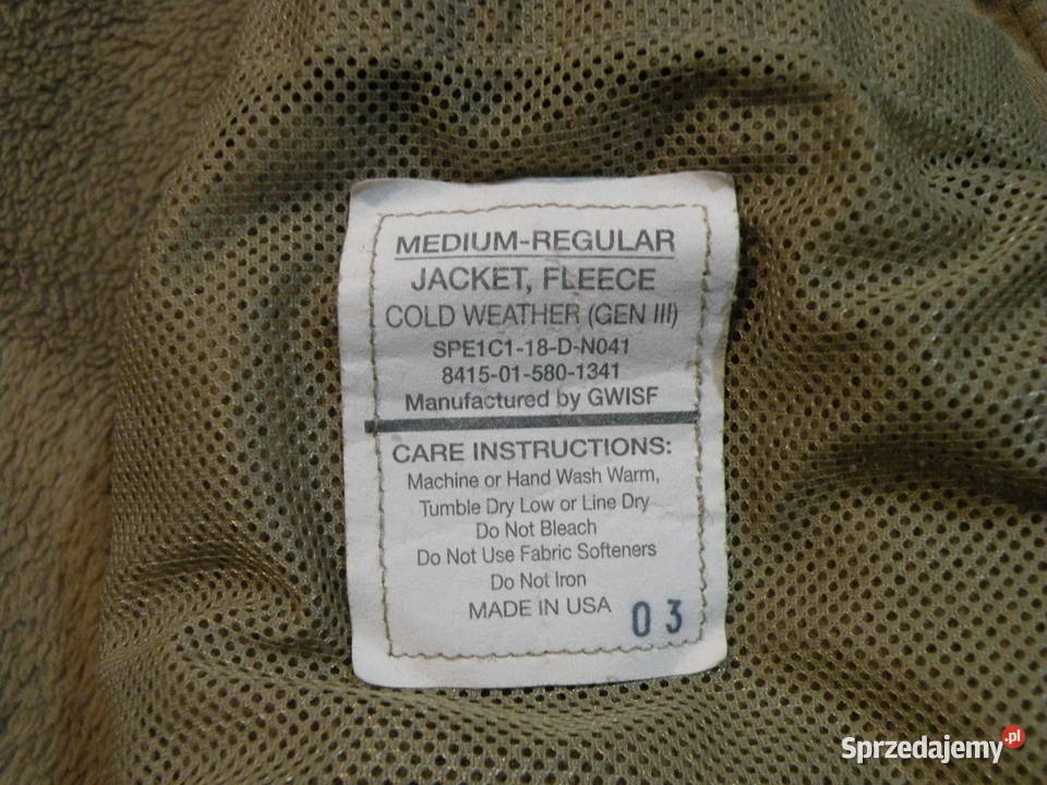 Polar Us Army coyote medium regular uszkodzony Wrocław